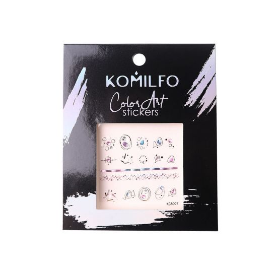 Color Art Sticker №KCA007 Komilfo Color Art Sticker №KCA007 Komilfo