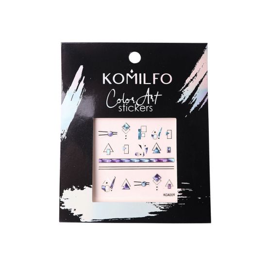 Color Art Sticker №KCA009 Komilfo Color Art Sticker №KCA009 Komilfo