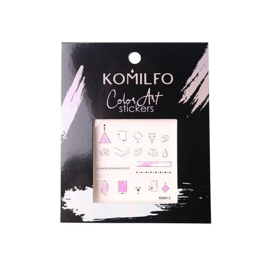 Color Art Sticker №KCA012 Komilfo Color Art Sticker №KCA012 Komilfo