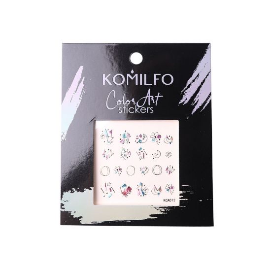 Color Art Sticker №KCA013 Komilfo Color Art Sticker №KCA013 Komilfo