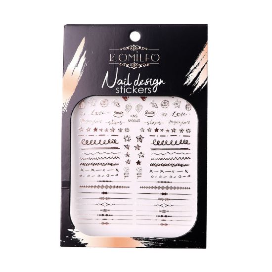 Komilfo Nail Design Sticker №KNS-004R Komilfo Nail Design Sticker №KNS-004R