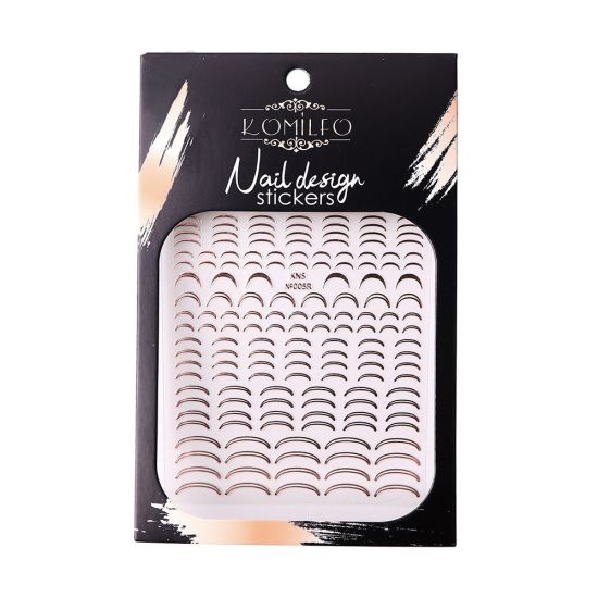 Nail Design Sticker №KNS-005R Komilfo Nail Design Sticker №KNS-005R Komilfo