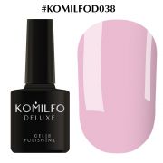 Гель-лак Komilfo Deluxe Series №D038 (яркий лавандово-розовый, эмаль) 8 мл