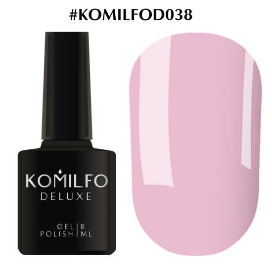 Гель-лак Komilfo Deluxe Series №D038 (яркий лавандово-розовый, эмаль) 8 мл Гель-лак Komilfo Deluxe Series №D038 (яркий лавандово-розовый, эмаль) 8 мл