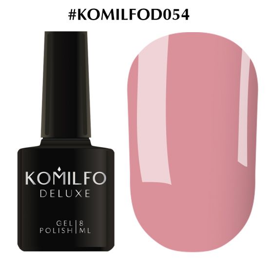 Гель-лак Komilfo Deluxe Series №D054 (светлый, кораллово-розовый, эмаль) 8 мл Гель-лак Komilfo Deluxe Series №D054 (светлый, кораллово-розовый, эмаль) 8 мл