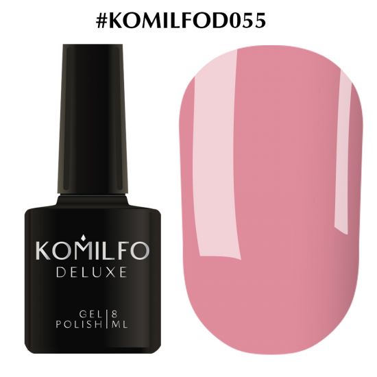 Гель-лак Komilfo Deluxe Series №D055 (кораллово-розовый, эмаль) 8 мл Гель-лак Komilfo Deluxe Series №D055 (кораллово-розовый, эмаль) 8 мл