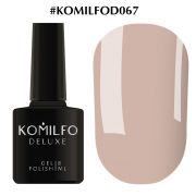 Гель-лак Komilfo Deluxe Series №D067 (дымчато-лилово-бежевый, эмаль) 8 мл