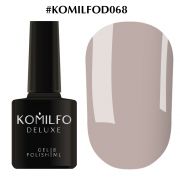 Гель-лак Komilfo Deluxe Series №D068 (приглушенный, серо-лиловый, эмаль) 8 мл