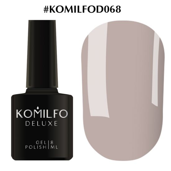 Гель-лак Komilfo Deluxe Series №D068 (приглушенный, серо-лиловый, эмаль) 8 мл Гель-лак Komilfo Deluxe Series №D068 (приглушенный, серо-лиловый, эмаль) 8 мл