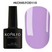 Гель-лак Komilfo Deluxe Series №D118 (светло-сиреневый, эмаль) 8 мл