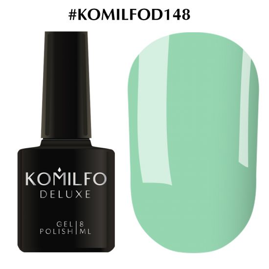 Гель-лак Komilfo Deluxe Series №D148 (насыщенный аквамарин, эмаль) 8 мл Гель-лак Komilfo Deluxe Series №D148 (насыщенный аквамарин, эмаль) 8 мл