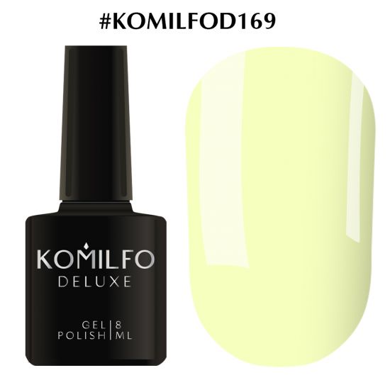 Гель-лак Komilfo Deluxe Series №D169 (бледно-желтый, эмаль) 8 мл Гель-лак Komilfo Deluxe Series №D169 (бледно-желтый, эмаль) 8 мл
