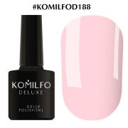 Гель-лак Komilfo Deluxe Series №D188 (пастельный, светло-розово-лиловый, эмаль) 8 мл