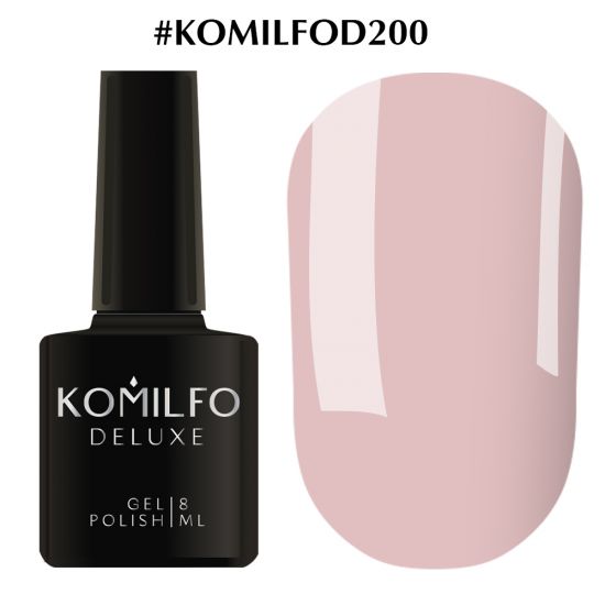 Гель-лак Komilfo Deluxe Series №D200 (пыльно-розовый полупрозрачный для френча) 8 мл Гель-лак Komilfo Deluxe Series №D200 (пыльно-розовый полупрозрачный для френча) 8 мл