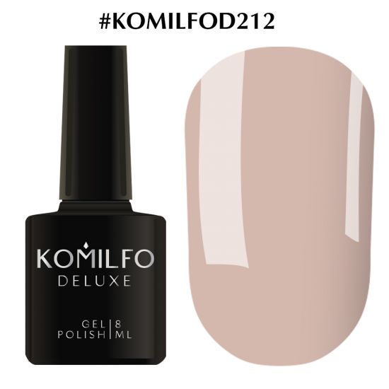 Гель-лак Komilfo Deluxe Series №D212 (светлое какао, эмаль) 8 мл Гель-лак Komilfo Deluxe Series №D212 (светлое какао, эмаль) 8 мл
