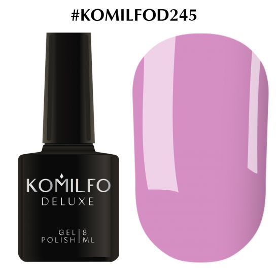 Гель-лак Komilfo Deluxe Series №D245 (розовая лаванда, эмаль) 8 мл Гель-лак Komilfo Deluxe Series №D245 (розовая лаванда, эмаль) 8 мл