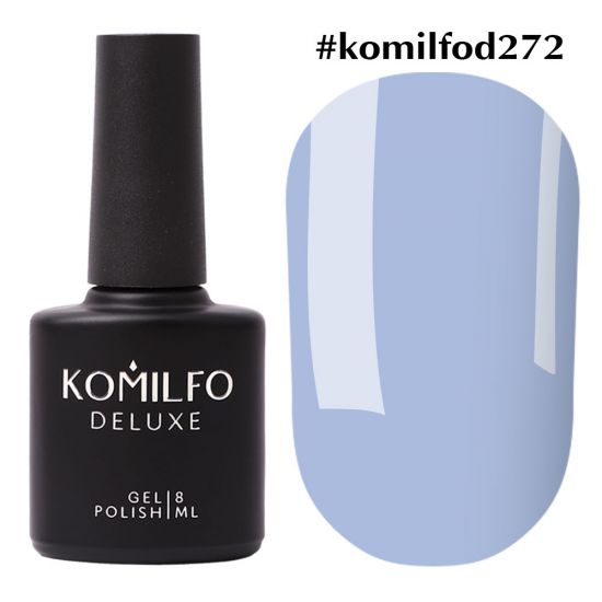 Гель-лак Komilfo Deluxe Series №D272 (светлый лавандовый, эмаль) 8 мл Гель-лак Komilfo Deluxe Series №D272 (светлый лавандовый, эмаль) 8 мл