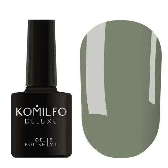 Гель-лак Komilfo Deluxe Series №D279 (темная оливка, эмаль) 8 мл Гель-лак Komilfo Deluxe Series №D279 (темная оливка, эмаль) 8 мл