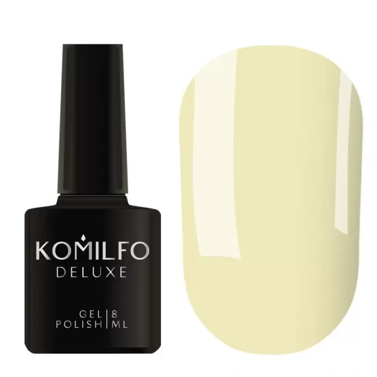 Гель-лак Komilfo Deluxe Series №D283 (бледный, желто-оливковый, эмаль), 8 мл Гель-лак Komilfo Deluxe Series №D283 (бледный, желто-оливковый, эмаль), 8 мл