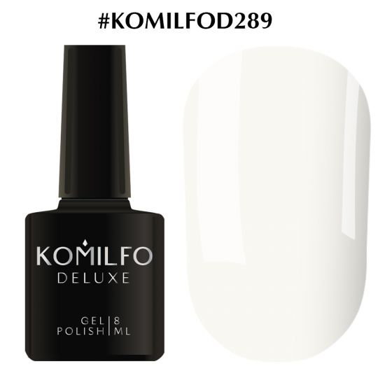Гель-лак Komilfo Deluxe Series №D289 (moonbeam, белесо-серый, эмаль) 8 мл Гель-лак Komilfo Deluxe Series №D289 (moonbeam, белесо-серый, эмаль) 8 мл