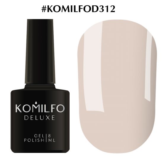 Гель-лак Komilfo Deluxe Series №D312 (морозная дымка, эмаль) 8 мл Гель-лак Komilfo Deluxe Series №D312 (морозная дымка, эмаль) 8 мл