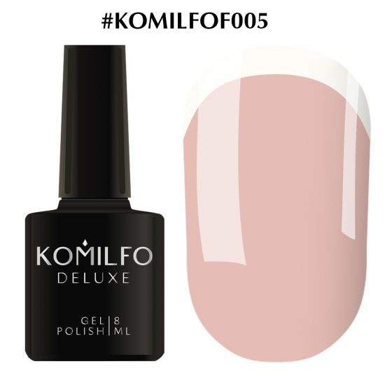 Гель-лак Komilfo French Collection №F005 (теплый бежевый, эмаль, для френча) 8 мл Гель-лак Komilfo French Collection №F005 (теплый бежевый, эмаль, для френча) 8 мл