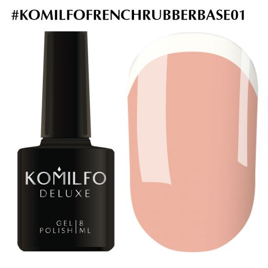 Base Komilfo French Rubber Base 001 Sweet Coral 8 ml Base Komilfo French Rubber Base 001 Sweet Coral 8 ml