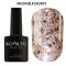Гель-лак Komilfo DeLuxe Series №G001 (золотистый, крупные блестки), 8 мл
