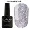 Гель-лак Komilfo DeLuxe Series №G004 (насыщенные серебристые блестки ), 8 мл