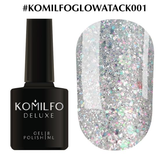Гель-лак Komilfo Glow Attack №001, 8 мл Гель-лак Komilfo Glow Attack №001, 8 мл