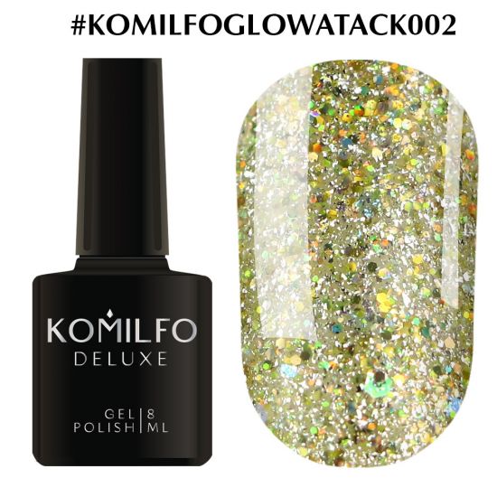 Гель-лак Komilfo Glow Attack №002, 8 мл Гель-лак Komilfo Glow Attack №002, 8 мл