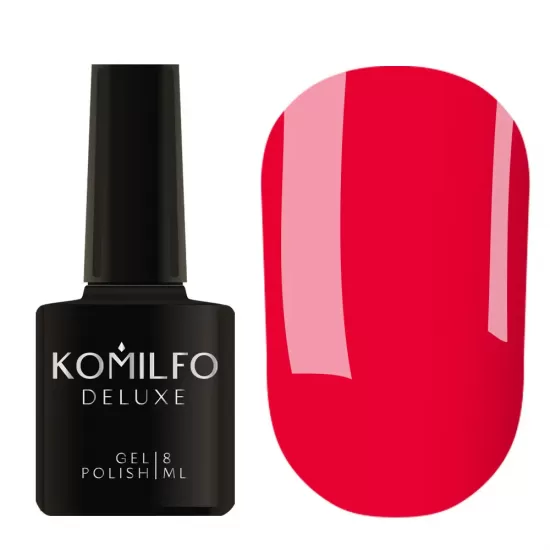 Гель-лак Komilfo DeLuxe Series №N001 (насыщенный, ярко-розовый, неоновый) 8 мл Гель-лак Komilfo DeLuxe Series №N001 (насыщенный, ярко-розовый, неоновый) 8 мл