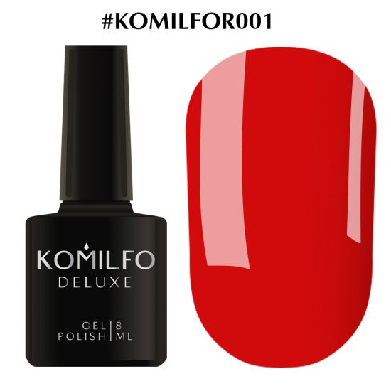 Гель-лак Komilfo Rior Collection №001 (классический красный, эмаль) 8 мл Гель-лак Komilfo Rior Collection №001 (классический красный, эмаль) 8 мл