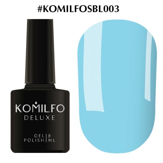 Гель-лак Komilfo Deluxe Series №SBL003 (холодный бирюзовый, эмаль) 8 мл Гель-лак Komilfo Deluxe Series №SBL003 (холодный бирюзовый, эмаль) 8 мл