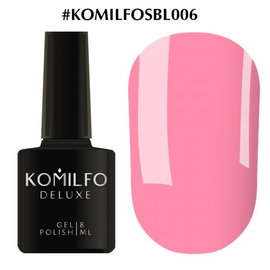Гель-лак Komilfo Deluxe Series №SBL006 (теплый розово-коралловый, эмаль) 8 мл Гель-лак Komilfo Deluxe Series №SBL006 (теплый розово-коралловый, эмаль) 8 мл