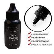 Komilfo Wipe Top Coat - закрепитель для гель-лака с липким слоем, 30 мл (без кисти)