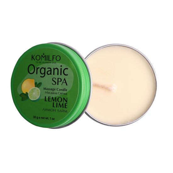 Массажная свеча Komilfo Massage Candle - Lemon Lime, 20 г Массажная свеча Komilfo Massage Candle - Lemon Lime, 20 г