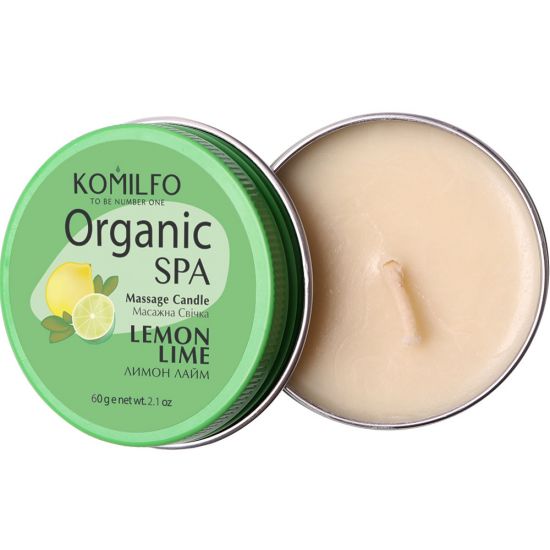 Komilfo Massage Candle - Lemon Lime, 60 g Komilfo Massage Candle - Lemon Lime, 60 g