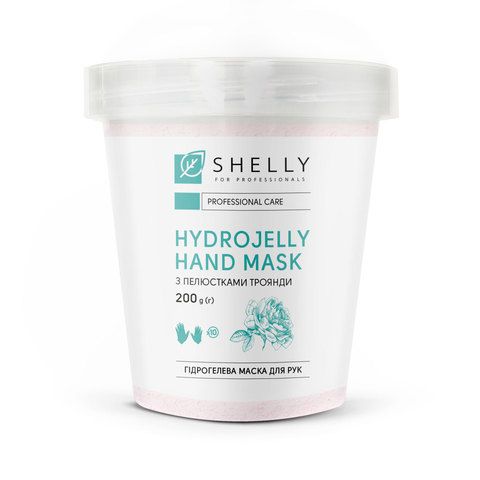 Hydrogel hand mask with rose petals Shelly 200 g Hydrogel hand mask with rose petals Shelly 200 g
