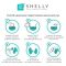 Гидрогелевая маска для рук с лепестками розы Shelly 200 г