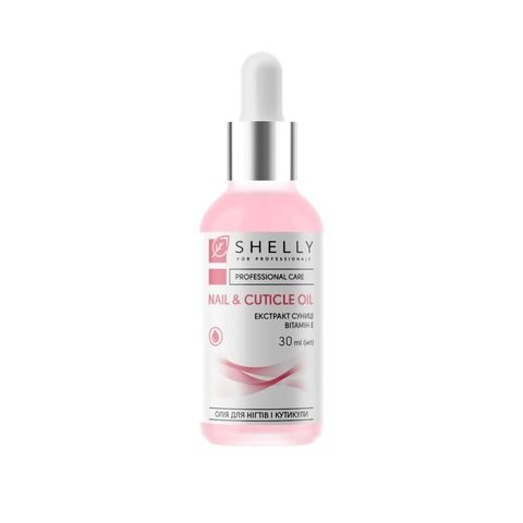 Oil for nails and cuticles with strawberry extract and vitamin E Shelly 30 ml Oil for nails and cuticles with strawberry extract and vitamin E Shelly 30 ml