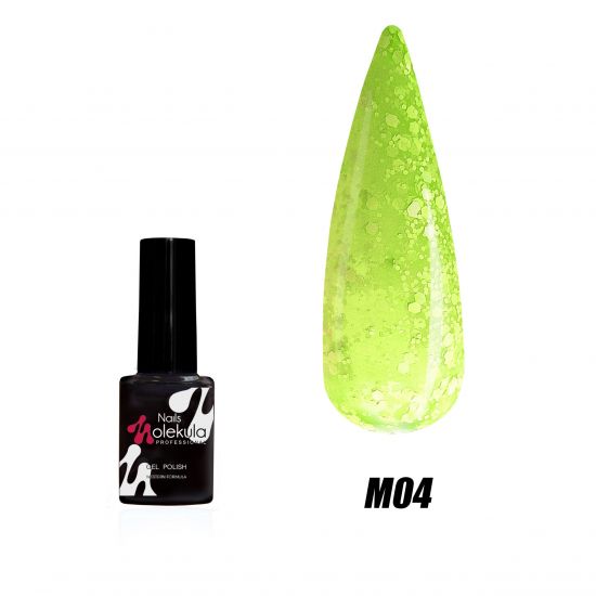 Гель-лак Molekula Marshmallow №М004 желтый, 6мл