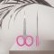 Professional scissors for cuticles with SMART 41 TYPE 3 hook