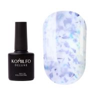 Komilfo Potal Base P013 (сіро-молочний з різнокольоровою поталлю), 8 мл