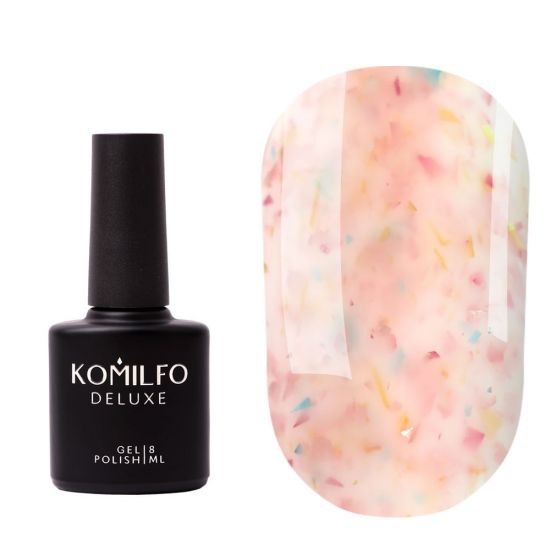 Komilfo Potal Base P020 (персиково-бежевый с поталью), 8 мл Komilfo Potal Base P020 (персиково-бежевый с поталью), 8 мл