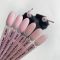  Komilfo KC Glitter French Base Collection №KC002 (light pink with silver micro shine) 8 ml