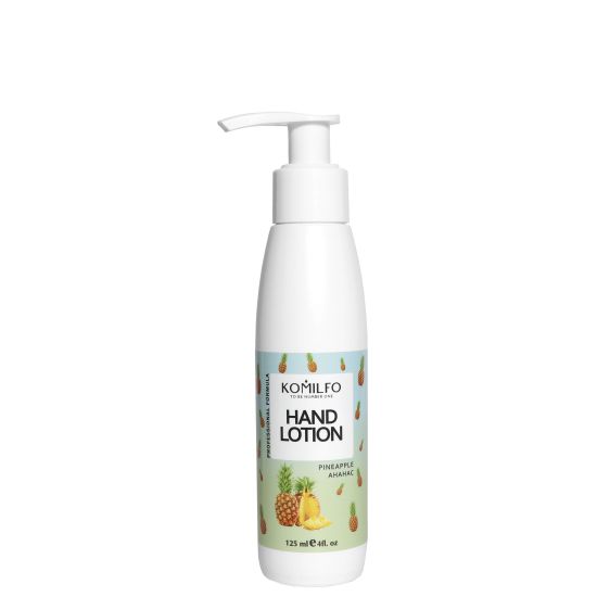 Komilfo Hand Lotion Pinnapple - Pineapple hand lotion, 125 ml Komilfo Hand Lotion Pinnapple - Pineapple hand lotion, 125 ml