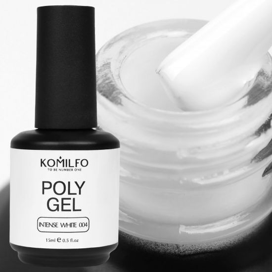 Komilfo PolyGel 004 Intense White , 15 мл