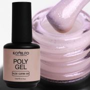 Komilfo PolyGel 005 Nude Glitter, 15 мл (с шиммером)