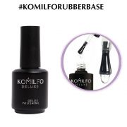 База Komilfo Rubber Base Coat - каучукова база для гель-лака, 15 мл